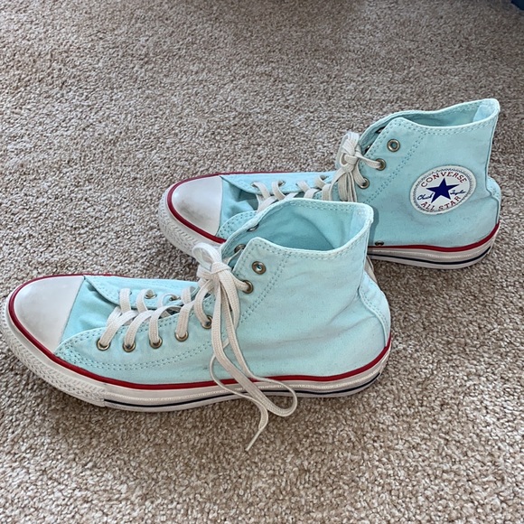 mint green converse size 3